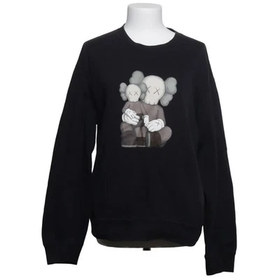 Uniqlo x UT, sweat-shirt, taille : S, noir, coton/polyester, imprimé #mdU - Photo 1/4