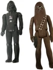 Darth Vader and Chewbacca 1977 Star Wars Figures. Vintage Kenner