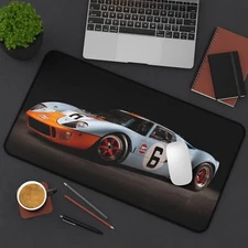 Ford GT40 - 1969 LeMans Winner Mouse Pad Desk Mat - Multiple Sizes, High Quality