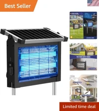 Eco-Friendly Solar Mosquito Trap - 2100 sq ft Coverage & Easy Clean Design