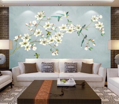 3D Flower Branch ZHUA2900 Wallpaper Wall Murals Removable Self-adhesive Ann 24