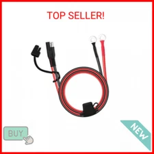 MENTBERY SAE Extension Cable, 2FT 10AWG SAE Battery Connector, Ring Terminal Har