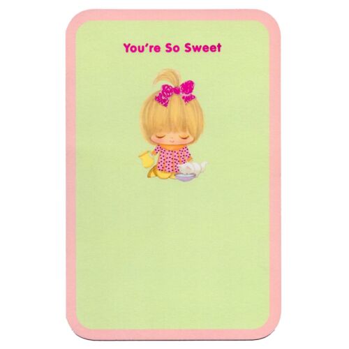 Cute THANK YOU Card, Little Girl "You're So Sweet" by American Greetings +✉ - Picture 1 of 5