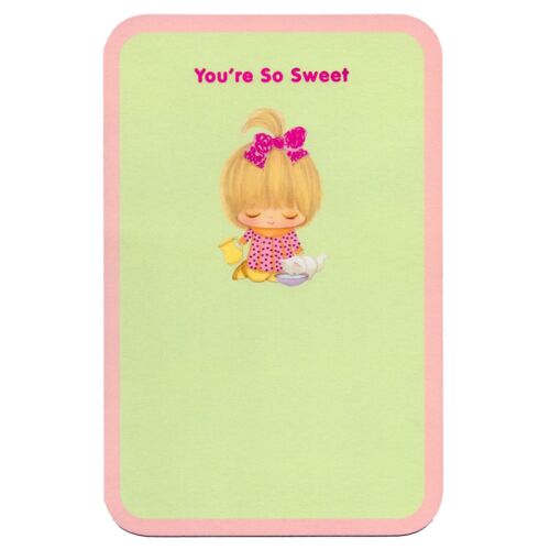 Jolie carte de remerciement, petite fille « You're So Sweet » par American Greetings +✉ - Photo 1/5