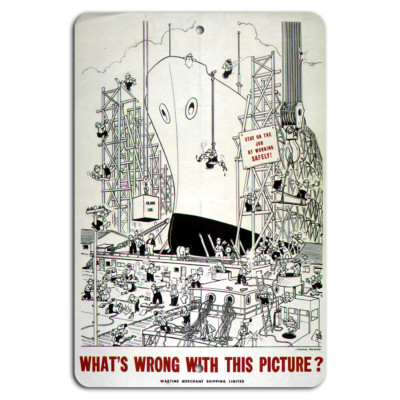 Spot the Hazards: Safety First in Shipbuilding!