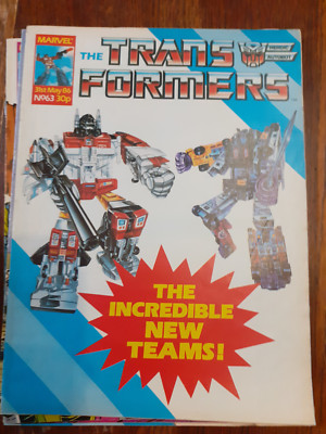 Transformers Marvel UK issue number 63 31 May 1986