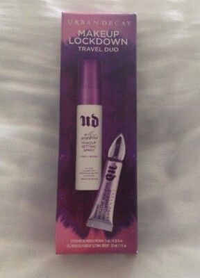 URBAN DECAY MAKEUP LOCKDOWN TRAVEL DUO; SETTING SPRAY EYESHADOW PRIMER NIB - Main Image