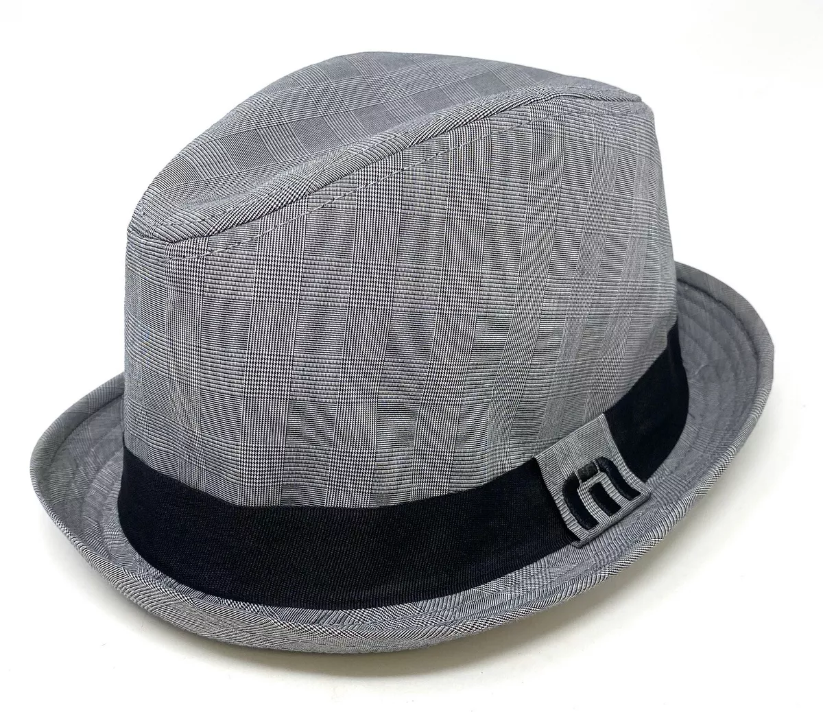 Travis Men&#039;s Gerry Fitted Hat Cap Gray/Black Trim | eBay