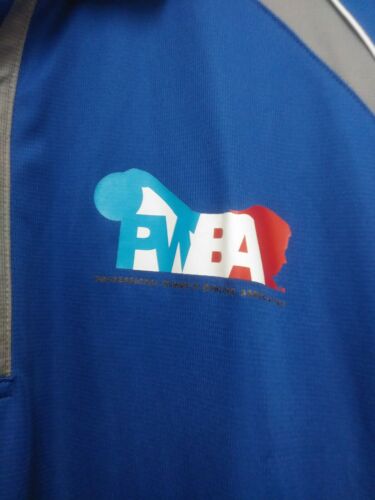 Women's professional Bowling Association PWBA sz Medium M blue polo