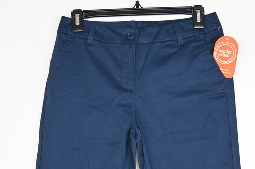 Girl's Wonder Nation Skinny Fit Pant Blue 14 - Picture 2 of 4