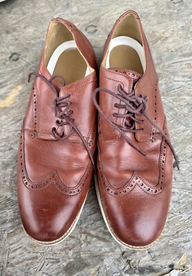 Cole-Haan Grand.OS Grand Wingtip Oxford Dress Shoes c21133 Men\'s US 13 M Cole Haan Grand OS Mens Leather Wingtip Shoes C21133 Sz 9.5  main image 2
