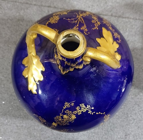 Royal Crown Derby Colbalt Blue Vase & Ewer - Bild 6 von 12