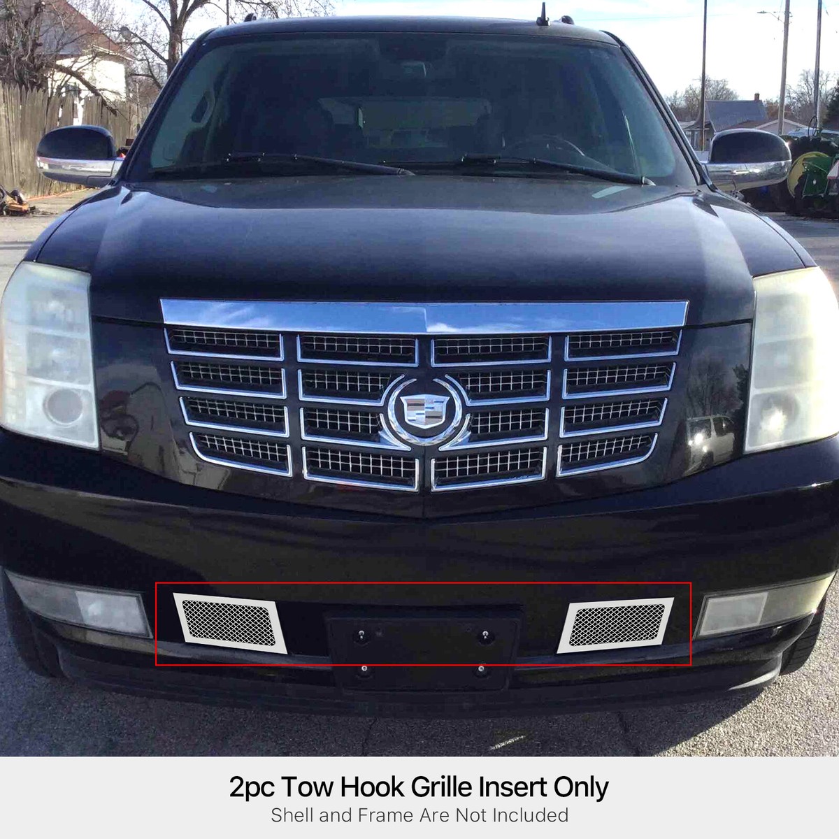 ESCALADE 専用 Fits 2007-2011Cadillac Escalade Lower Bumper Stainless Mesh