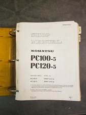 Komatsu PC100-5 PC120-5 Hydraulic Excavator Factory Shop Repair Technical Manual