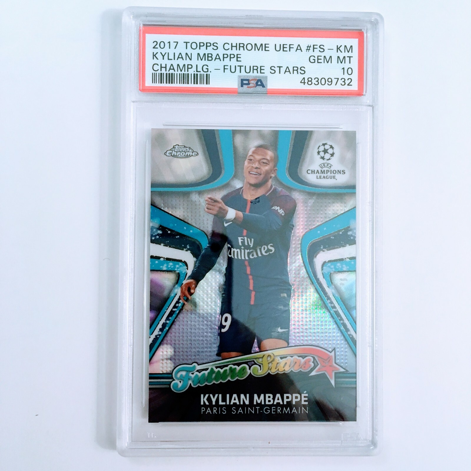 Kylian Mbappe 2017 Topps Chrome UEFA Champions League #FS-KM
