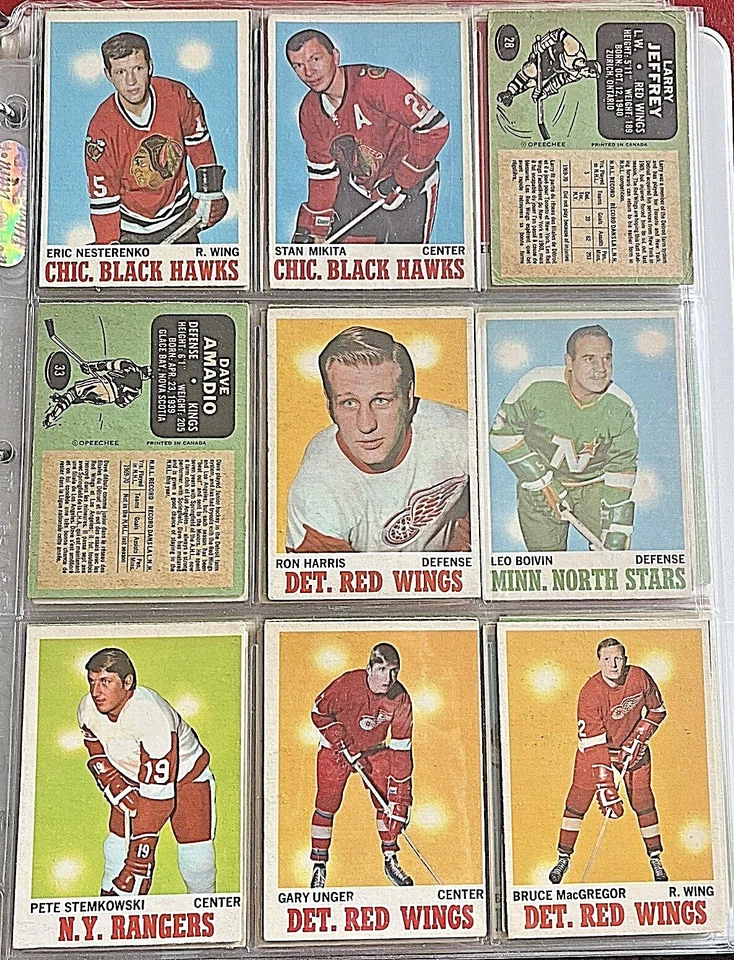 1970-71 O-PEE-CHEE HOCKEY U PICK SINGLES-70/71 OPC-Mixed grade EXC-L@@K! - Image 3 of 4