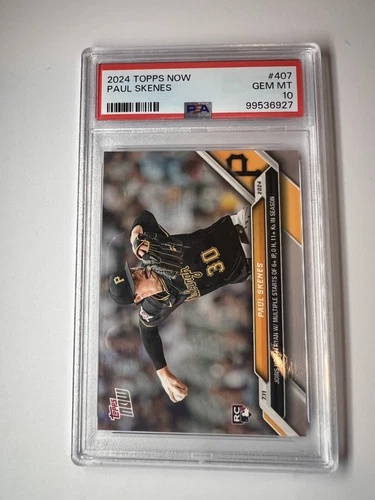 2024 Topps Now - Paul Skenes #407 (RC) PSA 10