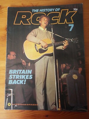 History Of Rock Magazine 1982 No7 Britain Strikes Back! Donegan & Skiffle Steele