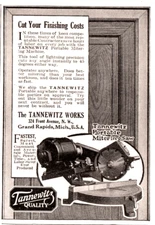 1922 a Tannewitz Portable Mitering Saw Print Ad