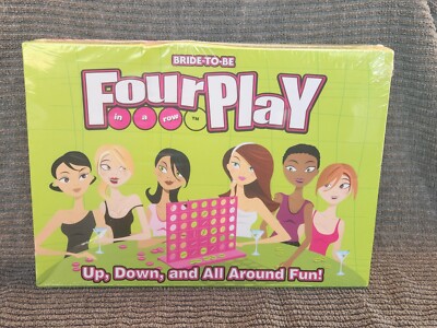 FOUR PLAY New Bride To Be Adult Game Bachelorette Party Up Down & All Around Fun