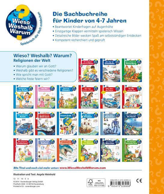 Thumbnail - Wieso? Weshalb? Warum?, Band 23: Religionen Der Welt Angela Weinhold