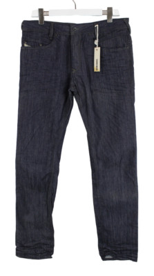 Diesel Iakop Regular Slim-Tapered 0880G Herrenjeans W33/L34 Starr Faltig