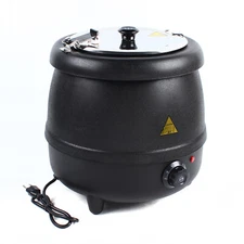 10L Electric Soup Kettle Warmer Stock Pot Soup Stock Pot Commercial Restaurant