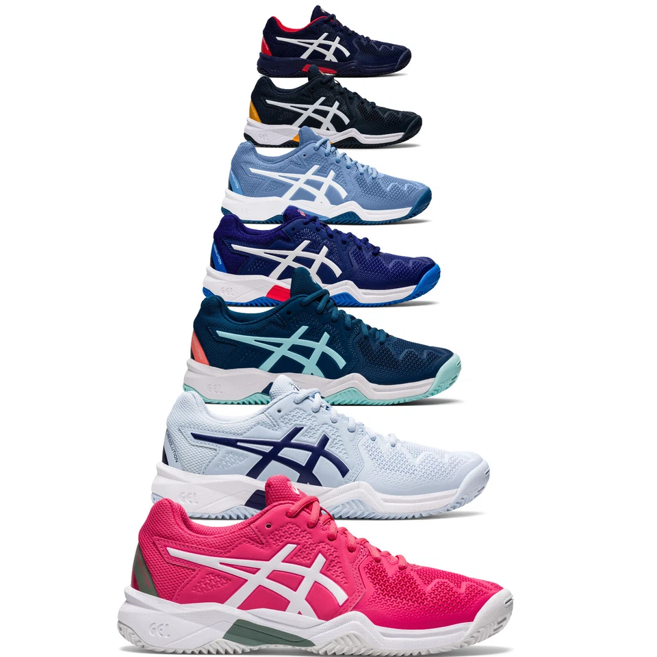 Asics GEL-RESOLUTION 8 GS CLAY Kinder Outdoor Tennisschuhe 1044A019 - 7 Farben