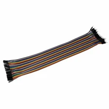 30cm - 40 Pin Ribbon Cable w/Dupont Connectors (Male to Female) 