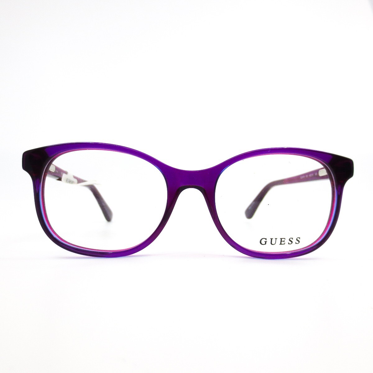 Guess Girls Eyeglasses Frames GU9176 081 Clear Purple Blue Cat Eye