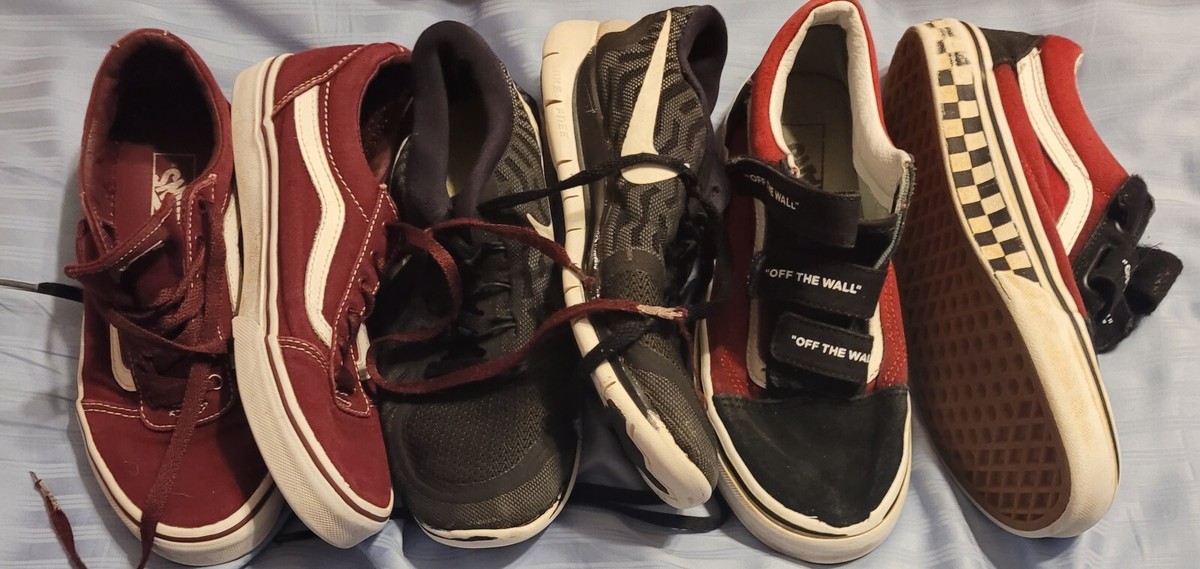 kids shoe lot Vans/Nike | eBay