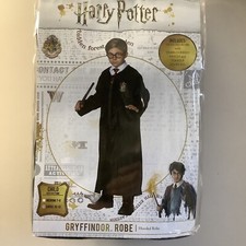 Harry Potter Gryffindor Robe Child HOODE ROBE Costume Size L 10-12