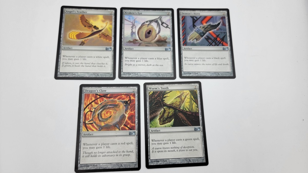 artifact fetch cards mtg 5 Life Gain Artifacts - Magic 2010 - 1x of each - MP-NM - Sets - Magic MTG  FTG