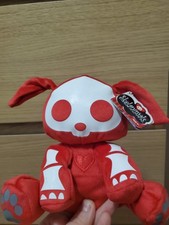 Skelanimals Dax The Dog Red Plush w tag 6 in