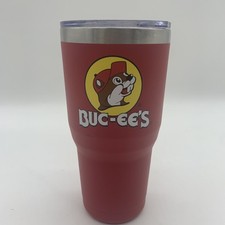 Buc-ee's Beaver Yukon Outfitters 30oz Red Tumbler Travel Mug W/ Replacement Lid