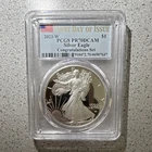 PCGS 2023-W PR70 DCAM Proof American Silver Eagle 1 oz .999 Congrats Set FDI