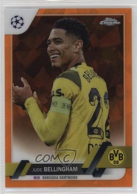 2022-23 Chrome Sapphire UEFA Club Competitions Orange 28/50 Jude Bellingham 0y42