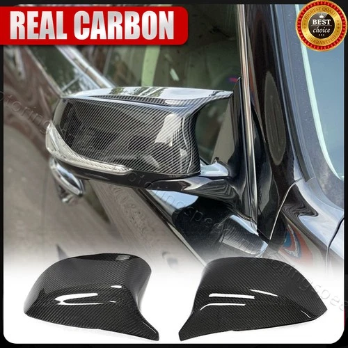 For Infiniti Q50 Q60 Q70 2014-24 Real Carbon Fiber Replace Side Mirror Cap Cover
