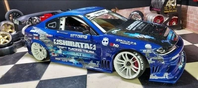 Shibata 1/10 RC Car Painted Body Nissan D-MAX S15 SILVIA DRIFT SPEC - Photo 1/4