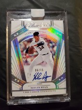 2024 Flawless Nolan Ryan Flawless Moments On Card Auto #6/15