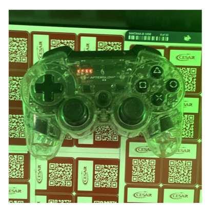 PDP Afterglow Wireless Controller Wireless Clear Plastic for Sony PlayStation 3