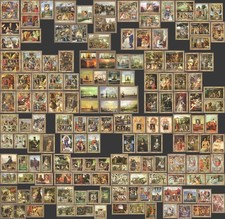 CONGO ART PAINTINGS RAPHAEL DA VINCI BOTTICELLI AIVAZOVSKY ! FULL 19 SETS MNH