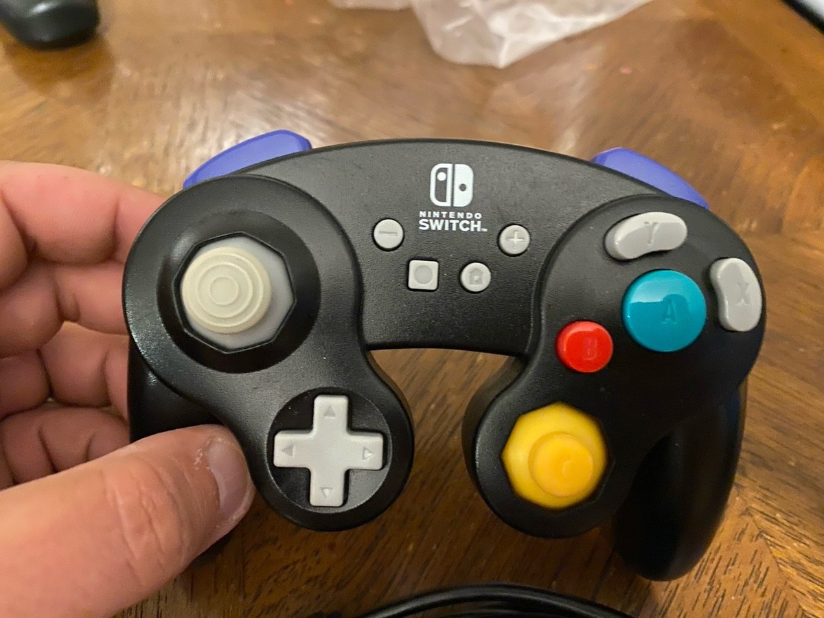 Nintendo Switch Wired Black GameCube Controller With Cable! Clean! Quick  Ship!