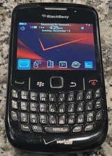 BLACKBERRY Curve, 8530, Qwerty, RIM, Keyboard, Verizon, E-Sim, Web, 3G/2G,     