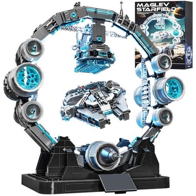 Innovative Magnetic Levitation Spacecraft Building Kit