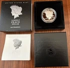 2023-S Peace Silver Dollar Proof.  .94 Oz Silver. OGP/COA. Only 400,000 minted.