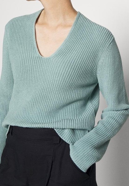 Women Marc O'Polo Sweater Turquoise Cotton M