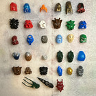 LEGO BIONICLE Kanohi Lot of 33 Masks w/ Vahi Mask of Time, Toa Nuva, Metru, etc. — photo 1