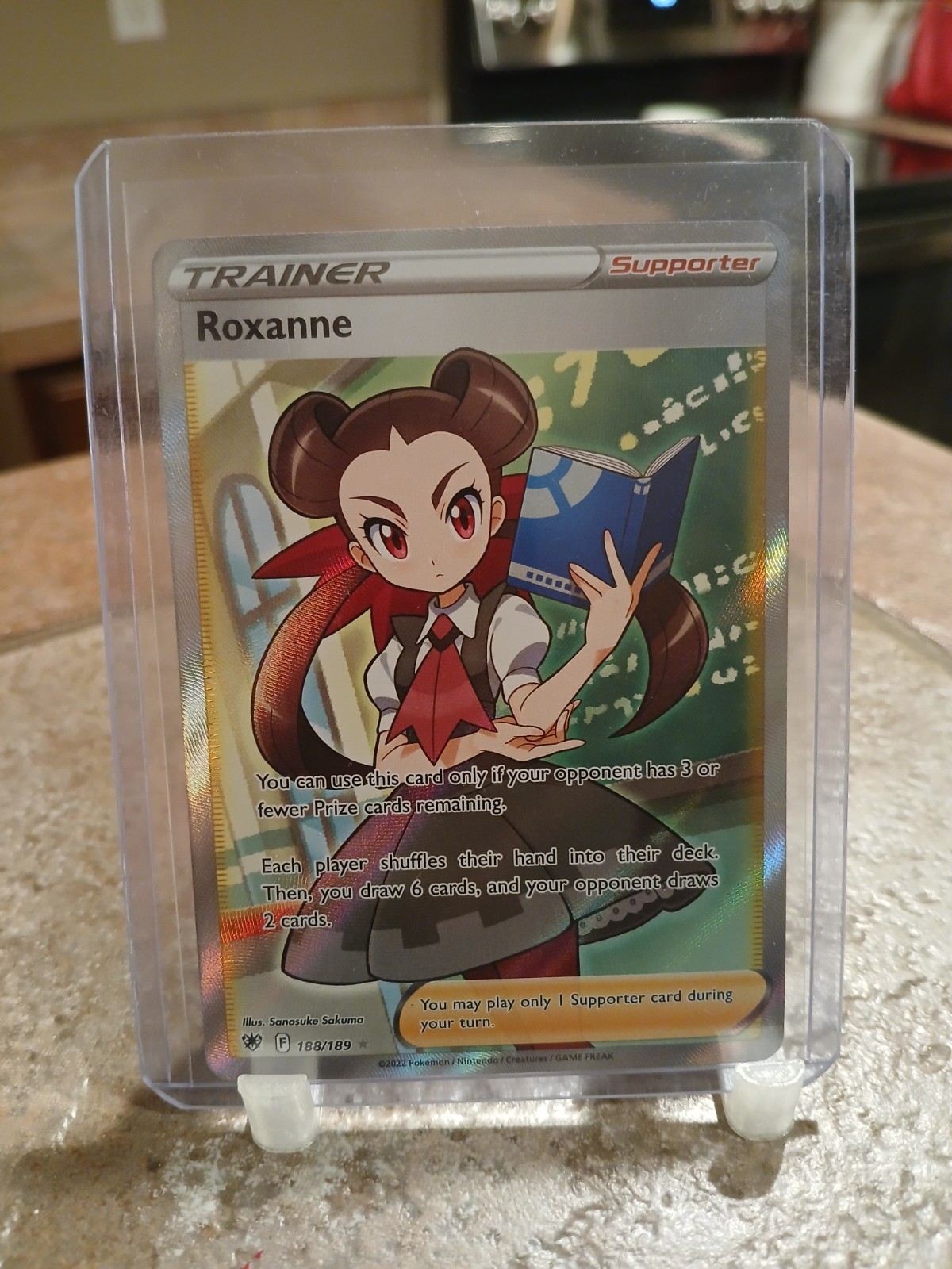 Pokemon TCG Roxanne Full Art Trainer 188/189 Swsh10: Astral Radiance