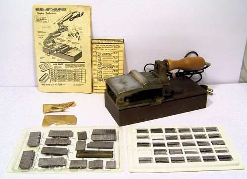 Golden Auto-Grapher Hot Foil Embossing Machine Heat Stamping w/Manual ...